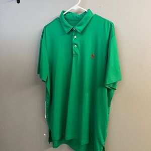 Polo by Ralph Lauren Men's Green Polo Shirt
